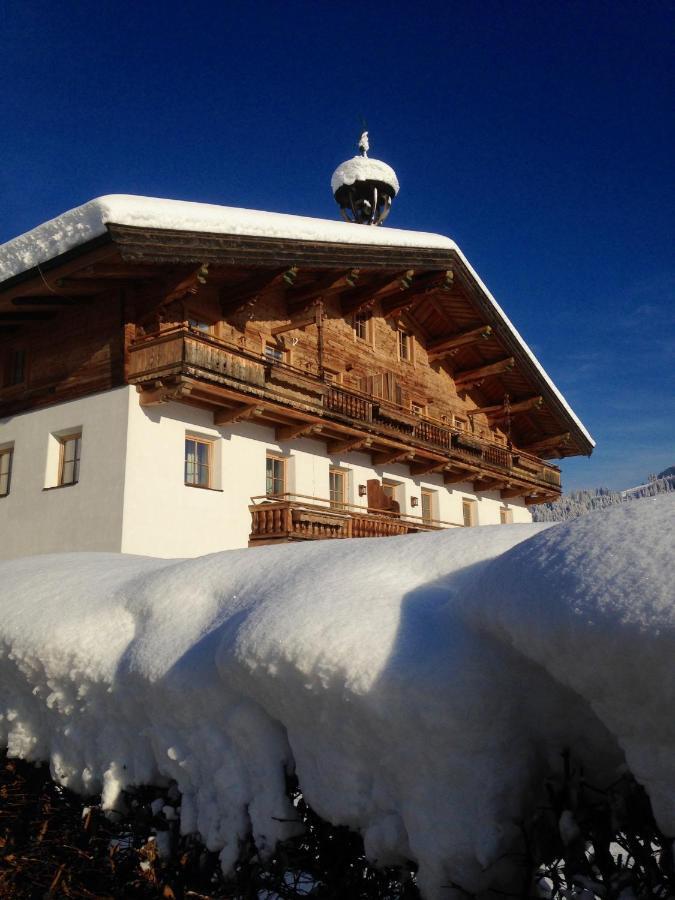 Ferienwohnung Huberhof Oberndorf in Tirol Dış mekan fotoğraf